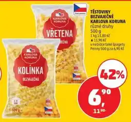 Penny Market Těstoviny bezvaječné Karlova Koruna nabídka
