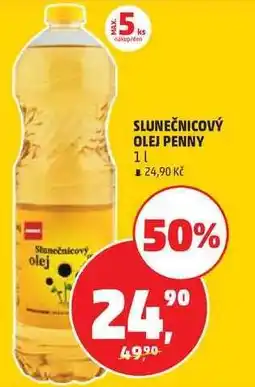 Penny Market SLUNEČNICOVÝ OLEJ PENNY nabídka