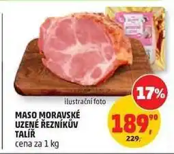 Penny Market MASO MORAVSKÉ UZENÉ ŘEZNÍKŮV TALÍŘ nabídka