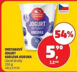 Penny Market Smetanový jogurt Karlova Koruna nabídka