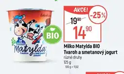 Globus Milko Matylda BIO Tvaroh a smetanový jogurt nabídka