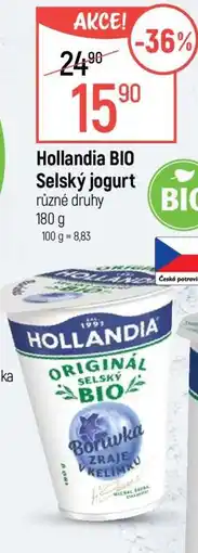 Globus Hollandia BIO SELSKÝ JOGURT nabídka