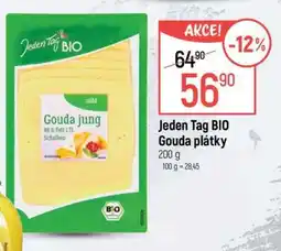 Globus Jeden Tag BIO Gouda plátky nabídka