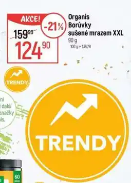 Globus Organis Borůvky sušené mrazem XXL nabídka