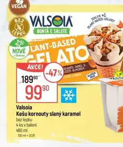 Globus Valsoia Kešu kornouty slaný karamel nabídka