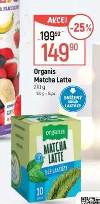 Globus Organis Matcha Latte nabídka