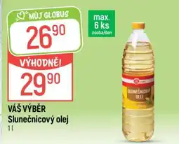 Globus Váš Výběr Slunečnicový olej nabídka