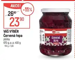 Globus VÁŠ VÝBĚR Červená řepa plátky nabídka