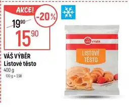 Globus Váš výběr Listové těsto nabídka