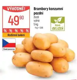 Globus Brambory konzumní pozdní nabídka