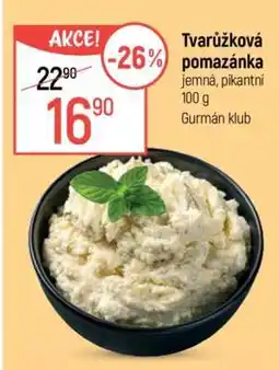 Globus Tvarůžková pomazánka nabídka