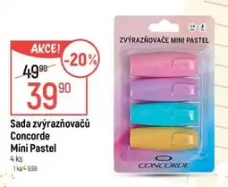 Globus Sada zvýrazňovačů Concorde Mini Pastel nabídka