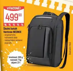 Globus Školní batoh Ventoso NEONIX nabídka