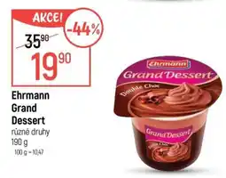 Globus Ehrmann Grand Dessert nabídka
