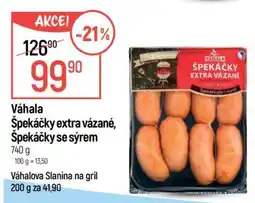 Globus Váhala Špekáčky extra vázané Špekáčky se sýrem nabídka