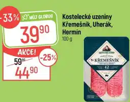 Globus Kostelecké uzeniny Křemešník, Uherák, Hermín nabídka