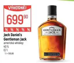 Globus Jack Daniel‘s Gentleman Jack nabídka