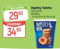 Globus Dupetky, Twistky nabídka