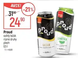 Globus Proud světlý ležák nabídka