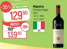 Globus Maestro Primitivo Puglia nabídka