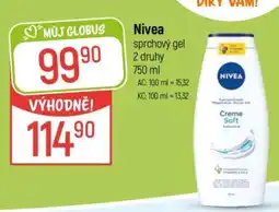 Globus Nivea sprchový gel nabídka