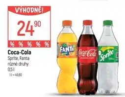 Globus COCA COLA / SPRITE / FANTA nabídka