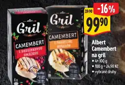 Albert Albert Camembert na gril nabídka