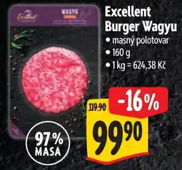 Albert Wagyu Excellent Burger nabídka