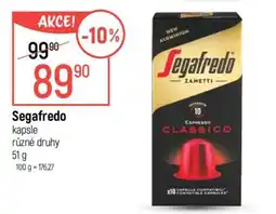 Globus Segafredo kapsle nabídka