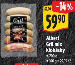 Albert Albert Gril mix klobásky nabídka