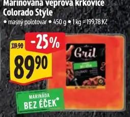Albert Gril marinovaná vepřová krkovička Colorado Style nabídka