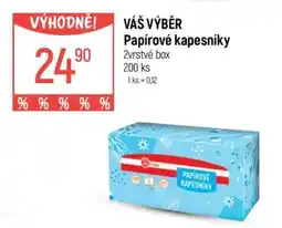 Globus Váš výběr Papírové kapesníky nabídka