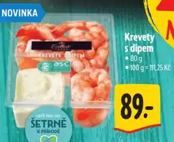 Albert Excellent Tápas Krevety s dipem nabídka