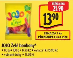 Albert Jojo želé bonbony nabídka