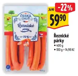 Albert Česká chuť řeznické párky nabídka