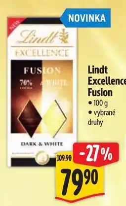 Albert Lindt Excellence Fusion nabídka