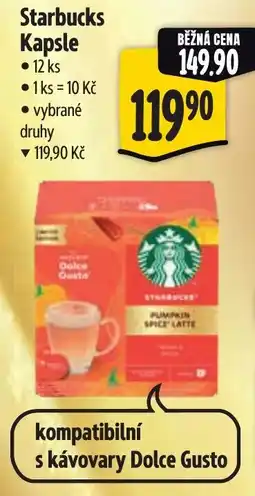 Albert Starbucks kapsle nabídka