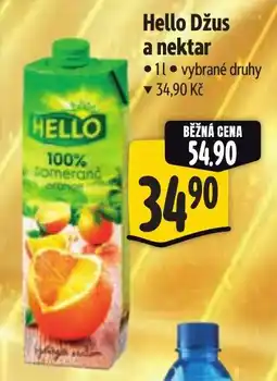 Albert Hello džus a nektar nabídka