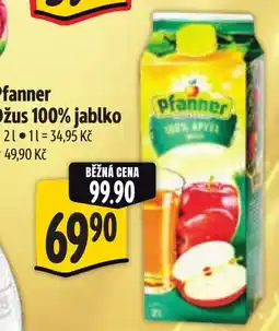 Albert Pfanner žus 100% jablko nabídka