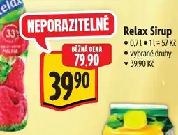 Albert Relax Sirup nabídka