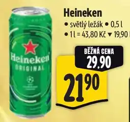 Albert Heineken světlý ležák nabídka