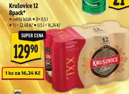 Albert Krušovice světlý ležák nabídka