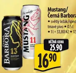 Albert Mustang/Černá Barbora nabídka