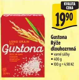 Albert Gustona rýže dlouhozrnná nabídka