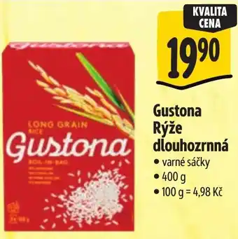 Albert Gustona rýže dlouhozrnná nabídka
