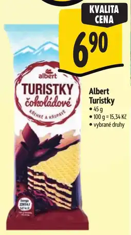 Albert Albert Turistky čokoládové nabídka