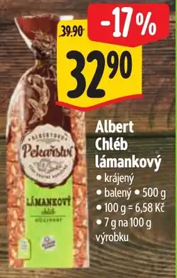 Albert Albert chléb lámankový nabídka
