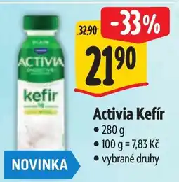 Albert Activia kefír nabídka