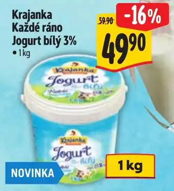 Krajanka jogurt bílý 3%