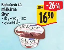 Albert Bohušovická mlékárna Skyr nabídka